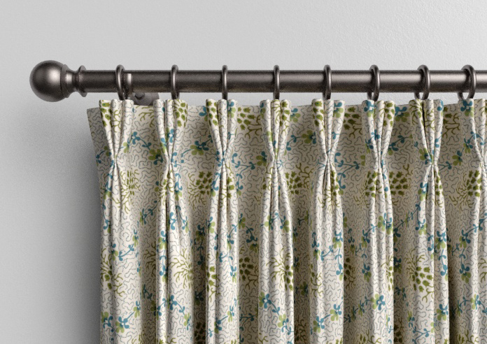 Land & Shore Lorie, Green - Made to Measure Curtains - Image 11